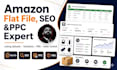 create amazon flat file, SEO, fba, and PPC campaigns expert