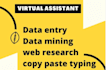 do typing, presentations and data entry in excel and word