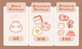 draw cute kawaii doodle illustrations for stickers