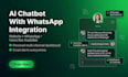 build ai chatbot for website with whatsapp bot and dashboard