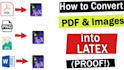 convert any document to PDF latex using overleaf