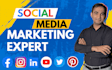 be your social media marketing expert and social platform manager