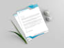 design professional letterhead in editable ms word format