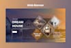 design web banner, website hero, header, slider or ads
