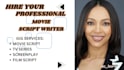 write movie script writing film script TV series screenplay screenwriting ebook