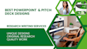 design a professional powerpoint presentation, pitch deck or google slides