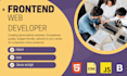 create a website using HTML CSS and javascript