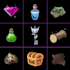 create 64x64 pixel art items and animations