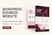 design a custom wordpress business website with elementor pro