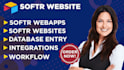 build softr website,softr webapp,airtable database,zapier automation,softr api