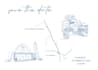 create minimalist event , wedding, birthday map invitation