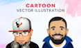 design realistic vector emoji, illustrations and portraits from photo