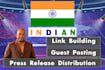 do indian press release submission on indian news sites