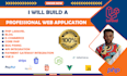 build a web application using laravel PHP and mysql
