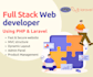 create dynamic and user friendly website in PHP, laravel