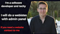 do a website for your businees with admin panel
