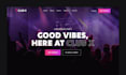 design night club website, bar website, club website, lounge website