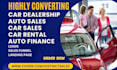 car dealership auto dealership car rental auto finance motorbike leads website