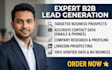 b2b lead generation by web research