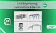 calculate and design civil engineering structures
