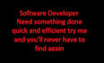 create a software that will make your idea into reality