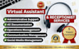 be receptionist or va to provide customer service and administrative assistance
