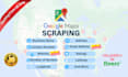 do google map data scraping business leads with email address