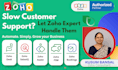 set up zoho desk, salesiq, and bookings for customer support