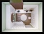 color 2d color floor plan for real estate