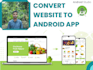convert website to android app using webview