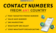 b2b email list direct mobile phone number with whatsapp