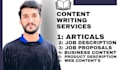 write professional job proposals, articles, job and amazon product descriptions