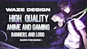 design an aesthetic anime banner for all platforms