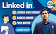 do linkedin ghostwriting for you