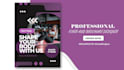 design clean and professional flyer for events