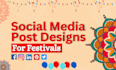 design awesome festival posts and templates