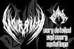 create a very detailled and scary metal logo