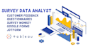 do survey data analysis  from surveymonkey, jotform