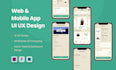 do website UI UX design, dashboard design, mobile app UI UX design