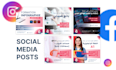 create engaging instagram and facebook posts