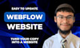 turn your copy into a website