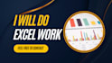 do accurate excel work related to finance that meets your exact specifications