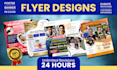design a professional flyer for your business