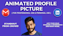 do animated gmail profile pictures for corporate, individual