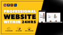 design a professional responsive html website or landing page