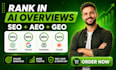 boost ai visibility score to rank in chatgpt, gemini, claude with GEO, aeo, SEO