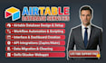 build airtable databases with interfaces, automations and scalable workflows
