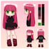 design and draw a chibi reference sheet of your oc