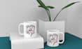 do typography graphic creative coffee mug and t shirt design