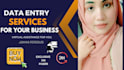 do b2b lead generation, excel data entry, web research